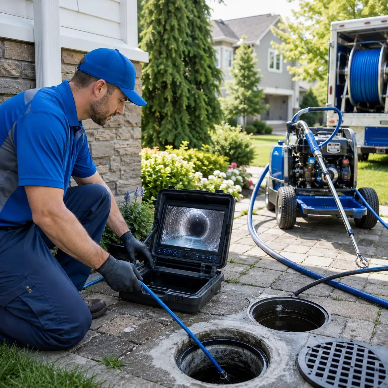 Outdoor drain cleaning professionals serving Queen Anne, MD