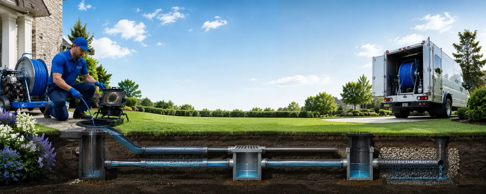 Outdoor drain cleaning information for Queen Anne, MD